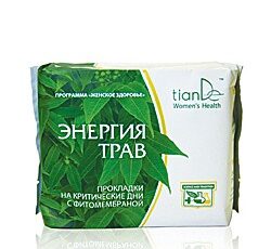 *Прокладки на критические дни «Энергия трав» 8 шт.