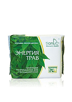 Прокладки на критические дни «Энергия трав» 8 шт.