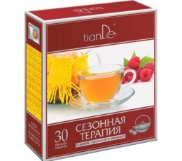 Фиточай «Cезонная терапия с липой, солодкой и малиной»